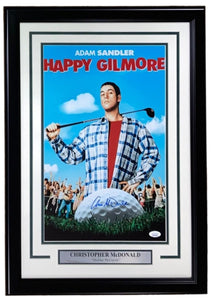 Christopher McDonald Signed Framed 11x17 Happy Gilmore Blue Photo JSA - Sports Integrity