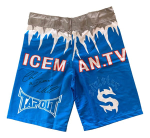 Chuck Liddell Signed Iceman UFC MMA Trunks PSA - Sports Integrity