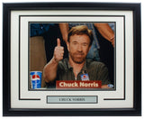 Chuck Norris Signed Framed 11x14 Dodgeball Photo BAS - Sports Integrity