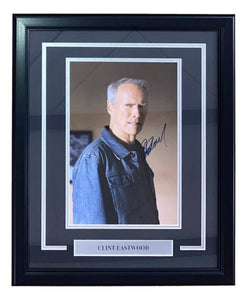 Clint Eastwood Signed Framed 11x14 Photo BAS AC22629 - Sports Integrity