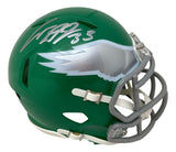 Cooper DeJean Signed Philadelphia Eagles Kelly Green Mini Speed Helmet Fanatics