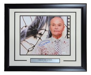 Creed Bratton Signed Framed 11x14 The Office Creed Bloody Shirt Photo JSA ITP - Sports Integrity