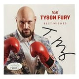 Tyson Fury Signed 5x5 CD Insert JSA - Sports Integrity