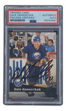 Dale Hawerchuk Signed 1991 Pro Set #24 Buffalo Sabres Hockey Card PSA/DNA - Sports Integrity