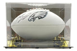 Dallas Goedert Signed Philadelphia Eagles Logo Football Fanatics w/ Case - Sports Integrity