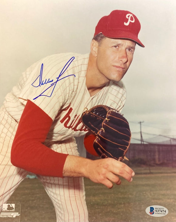 Dallas Green Signed 8x10 Philadelphia Phillies Photo BAS - Sports Integrity