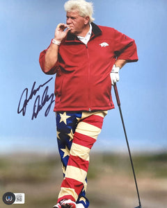 John Daly Signed In Dark Blue 8x10 PGA Golf America Photo BAS - Sports Integrity