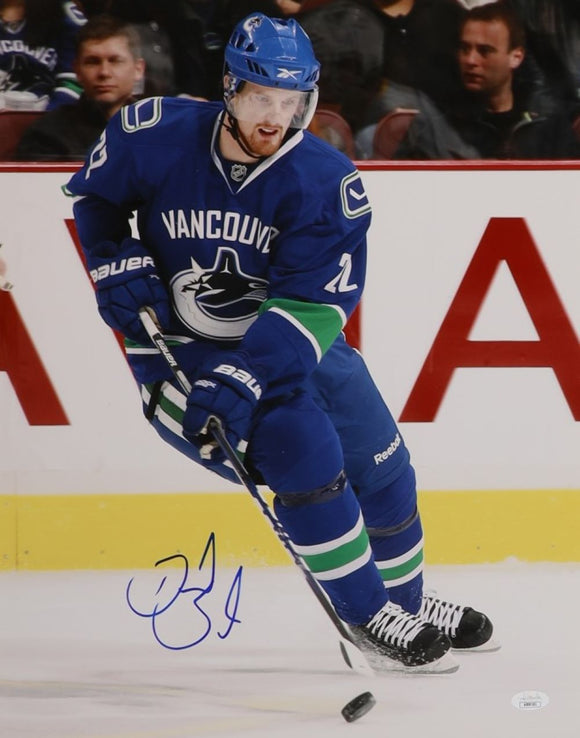 Daniel Sedin Signed 16x20 Vancouver Canucks Photo JSA - Sports Integrity