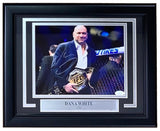 Dana White Signed Framed 8x10 UFC Photo JSA - Sports Integrity