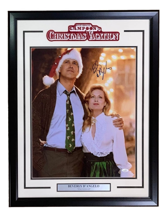 Beverly D'Angelo Signed Framed 16x20 Christmas Vacation Photo Clark Griswold JSA - Sports Integrity