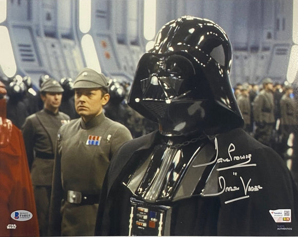 David Prowse Signed 11x14 Star Wars Darth Vader Inscribed Photo Fanatics - Sports Integrity