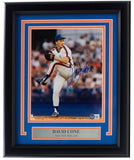 David Cone New York Mets Signed Framed 8x10 Baseball Photo BAS - Sports Integrity