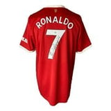 Cristiano Ronaldo Signed Manchester United Adidas Soccer Jersey BAS ITP - Sports Integrity