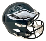 Saquon Barkley Signed Philadelphia Eagles Full Size Replica Speed Helmet BAS ITP - Sports Integrity