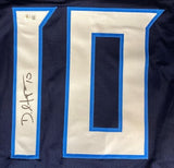 DeAndre Hopkins Tennessee Signed Navy Blue Football Jersey BAS - Sports Integrity