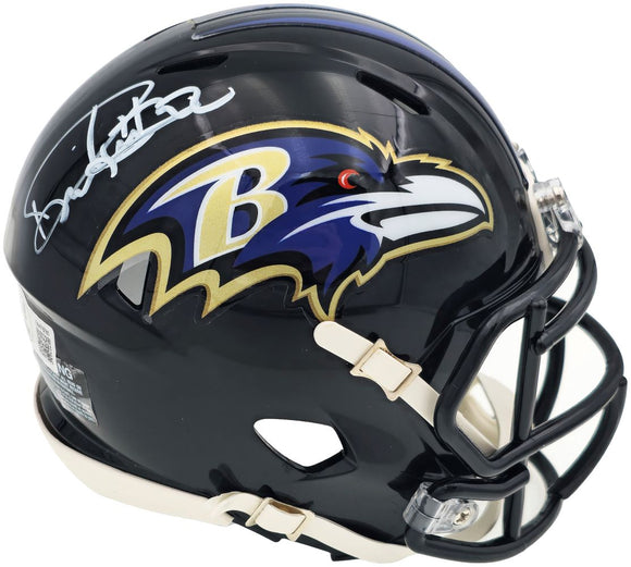 Derrick Henry Signed Baltimore Ravens Mini Speed Helmet BAS - Sports Integrity