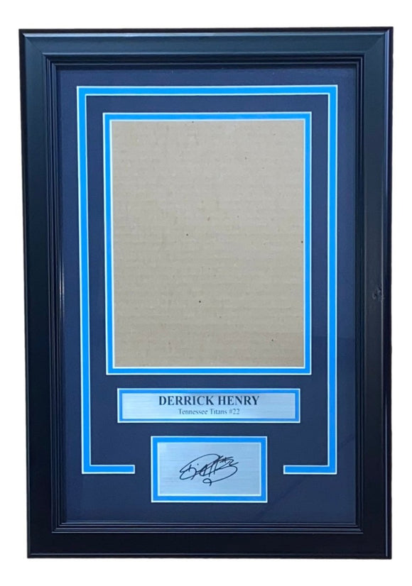 Derrick Henry Titans 8x10 Vertical Photo Laser Engraved Signature Frame Kit - Sports Integrity