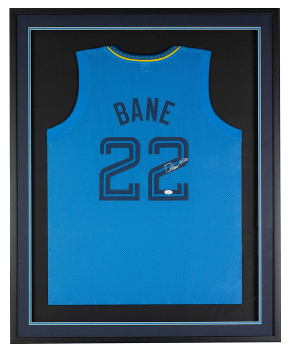 Desmond Bane Memphis Signed Framed Custom Blue Basketball Jersey JSA - Sports Integrity