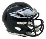 Devonta Smith Signed Philadelphia Eagles Alternate Mini Speed Helmet Fanatics - Sports Integrity