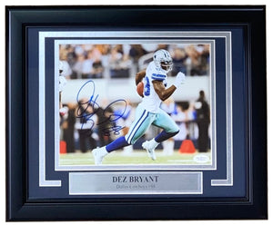 Dez Bryant Signed Framed 8x10 Dallas Cowboys Photo JSA Hologram - Sports Integrity