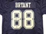 Dez Bryant Dallas Signed Navy Blue Football Jersey BAS ITP - Sports Integrity