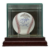 Brad Lidge Carlos Ruiz Signed Phillies 2008 World Series Baseball JSA w/ Case - Sports Integrity