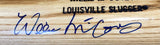 Willie McCovey Giants Signed Louisville Slugger Baseball Bat BAS