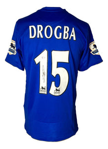 Didier Drogba Signed Chelsea FC Centenary Soccer Jersey BAS - Sports Integrity