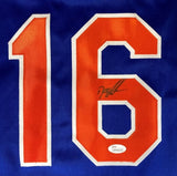 Dwight Doc Gooden New York Signed Blue Baseball Jersey JSA - Sports Integrity