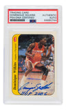 Dominique Wilkins Signed 1986 Atlanta Hawks Fleer Card #11 HOF 2006 Insc PSA/DNA - Sports Integrity