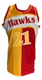 Dominique Wilkins Signed Atlanta Hawks M&N 1986 - 87 HWC Swingman Jersey JSA - Sports Integrity