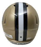 Drew Brees Signed New Orleans Saints Full Size Speed Replica Helmet BAS w/ Case - Sports Integrity