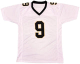 Drew Brees New Orleans Signed White Football Jersey BAS - Sports Integrity