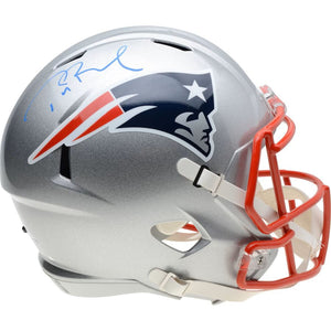 Tom Brady Signed New England Patriots Full Size Speed Replica Helmet - Sports Integrity