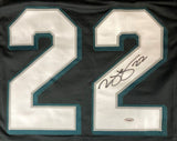 Duce Staley Philadelphia Signed Black Football Jersey TriStar - Sports Integrity