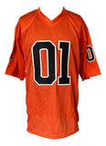 Schneider Bach Wompat Dukes Of Hazzard Signed Orange Football Jersey JSA ITP - Sports Integrity