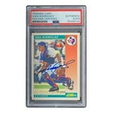 Ivan Rodriguez Signed 1992 Score #700 Texas Rangers Rookie Card PSA/DNA - Sports Integrity