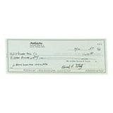 Ed Stanky St. Louis Cardinals Signed Bank Check #453 BAS - Sports Integrity