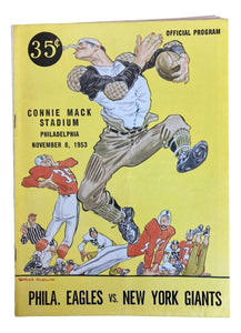 Philadelphia Eagles vs New York Giants November 8 1953 Game Program - Sports Integrity