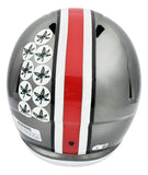 Eddie George Signed Ohio State Flash Speed Replica Helmet Heisman 1995 BAS - Sports Integrity