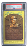 Eddie Mathews Signed 4x6 Milwaukee Braves HOF Plaque Card PSA/DNA 85025795 - Sports Integrity