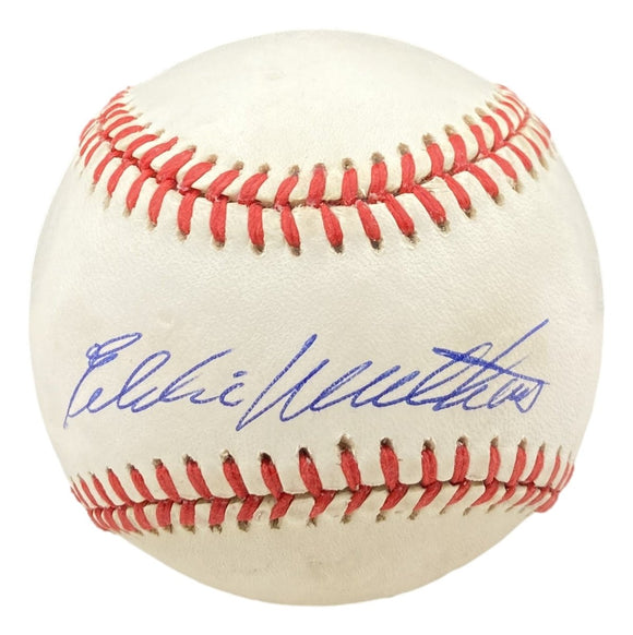 Eddie Mathews Braves Signed Official American League Baseball BAS BH079991 - Sports Integrity