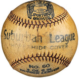 Babe Ruth Lou Gehrig Yankees Signed Suburban League Baseball PSA+BAS LOA - Sports Integrity