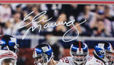 Eli Manning Signed Framed New York Giants 16x20 Football Photo Fanatics - Sports Integrity