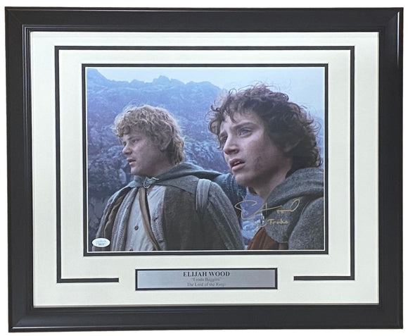 Elijah Wood Signed Framed 11x14 Lord Of The Rings Photo w/ Samwise JSA - Sports Integrity