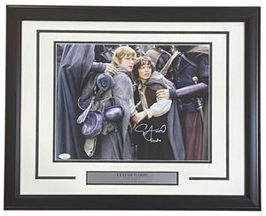 Elijah Wood Signed Framed 11x14 Lord Of The Rings Photo 2 w/ Samwise JSA - Sports Integrity