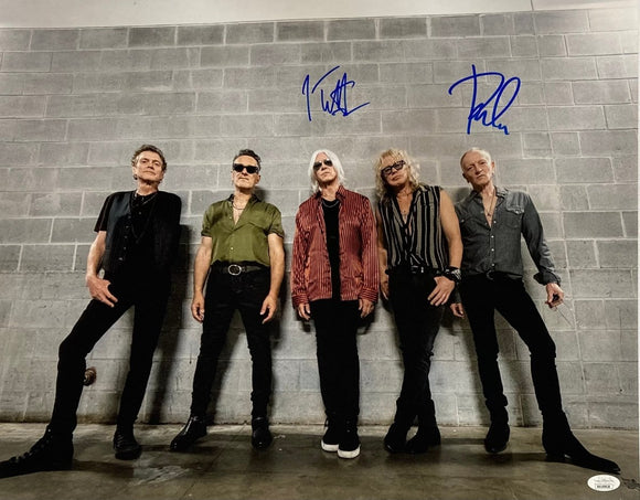 Joe Elliott Phil Collen Signed 16x20 Def Leppard Photo JSA ITP - Sports Integrity