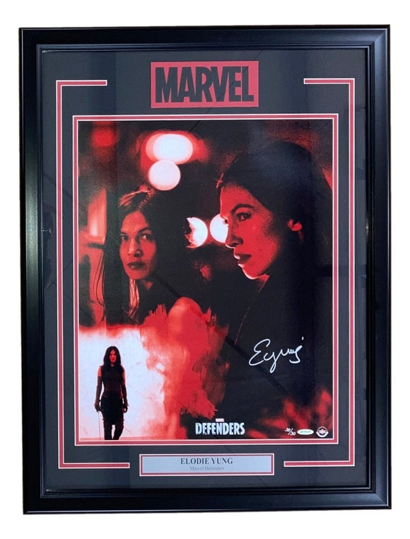 Elodie Yung Signed Framed 16x20 Marvel Defenders Photo UDA - Sports Integrity