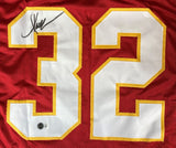 Marcus Allen Kansas City Signed Red Football Jersey BAS - Sports Integrity