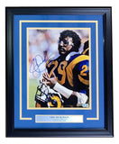 Eric Dickerson Signed Framed 11x14 Los Angeles Rams Photo BAS BD59647 - Sports Integrity